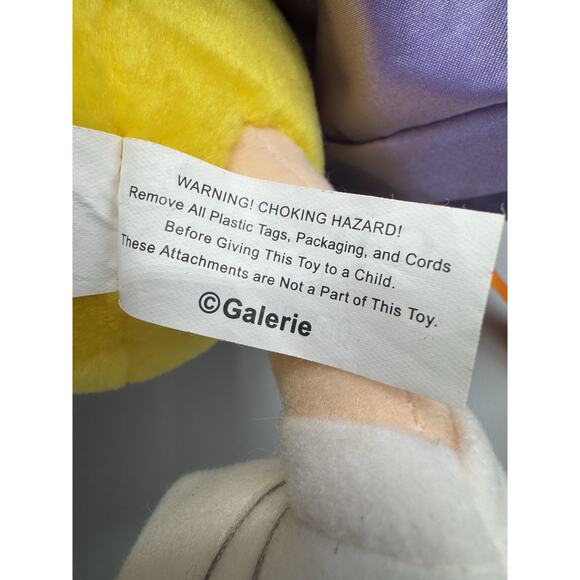 Vintage Galerie M&M’s Yellow Wizard Plush 8” In Purple Cape Stuffed Candy Doll - Picture 7 of 8